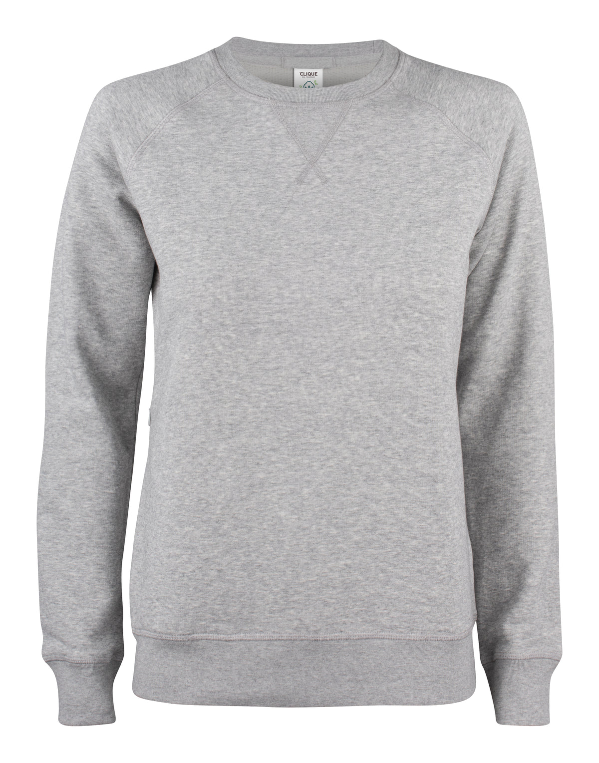 Clique Premium OC sweater dames in grijs gemêleerd