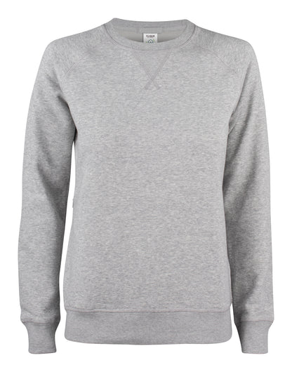 Clique Premium OC sweater dames in grijs gemêleerd