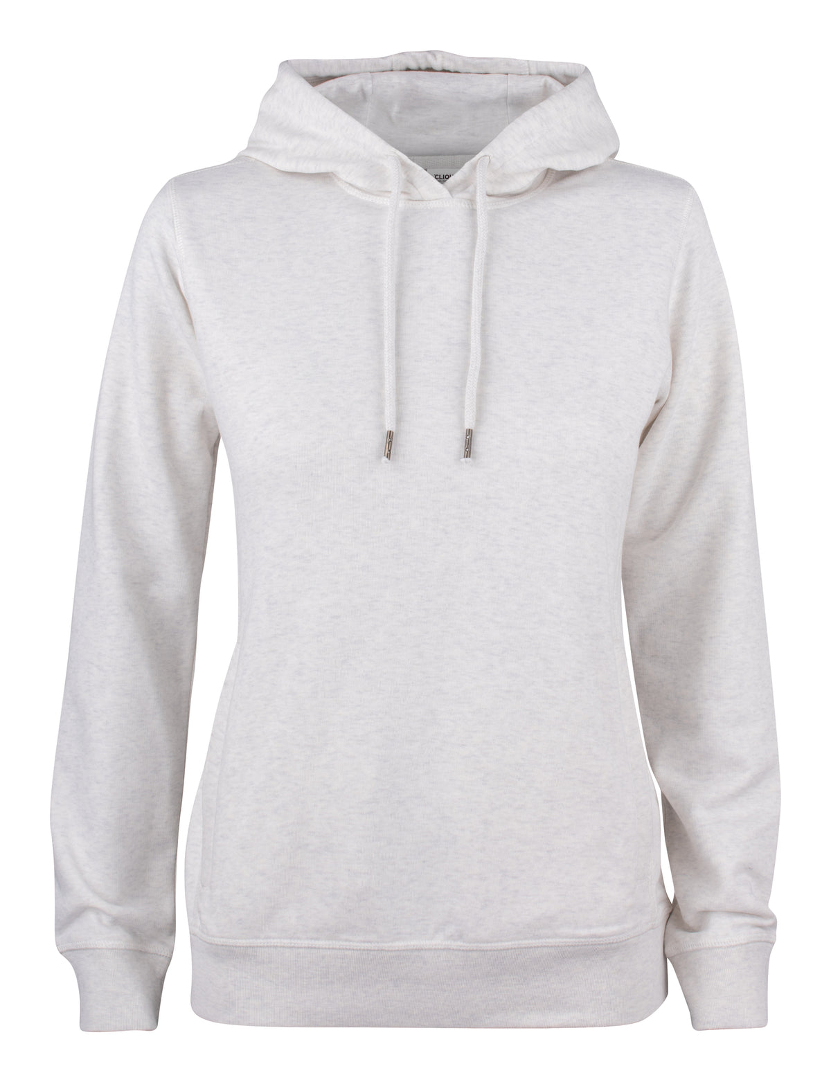 Clique Premium OC hoodie dames in naturel gemêleerd
