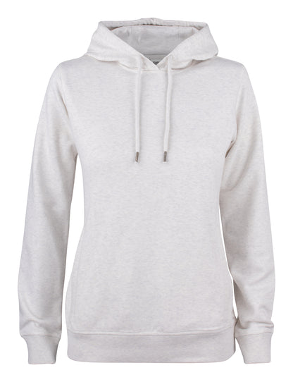 Clique Premium OC hoodie dames in naturel gemêleerd
