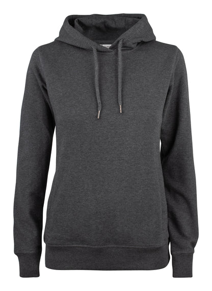 Clique Premium OC hoodie dames in antraciet