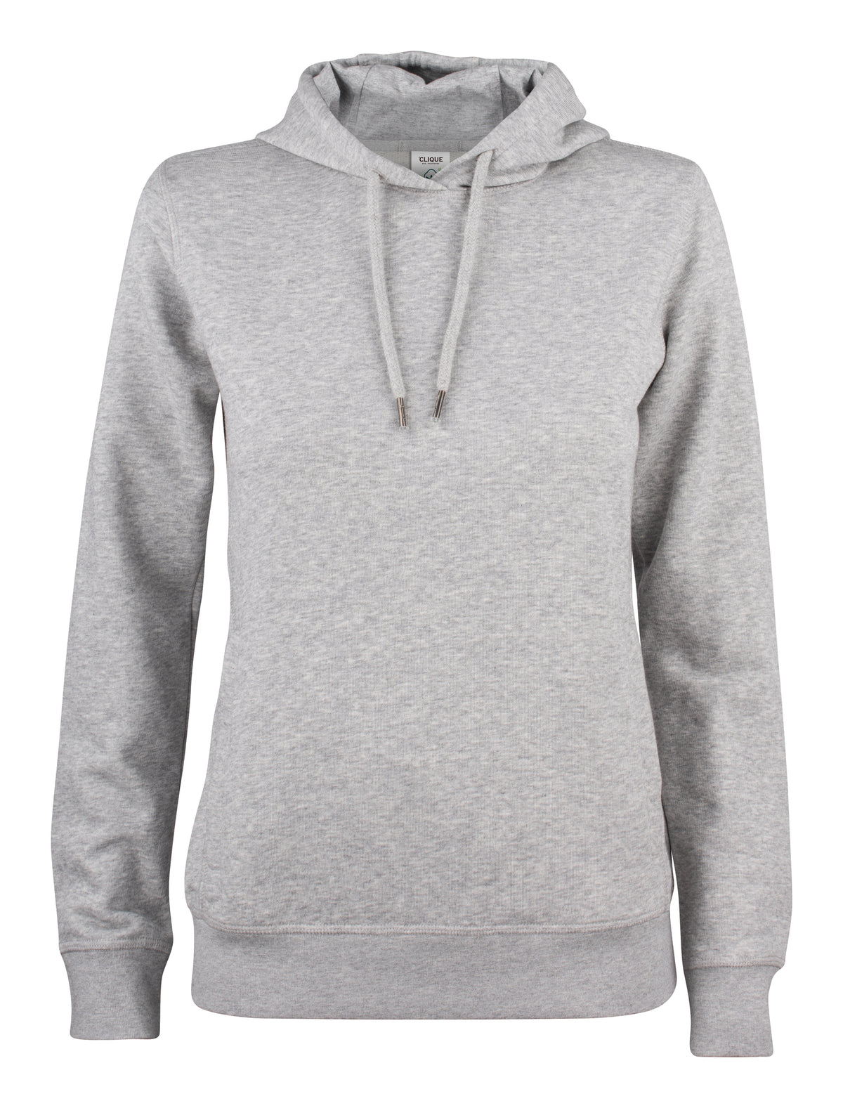Clique Premium OC hoodie dames in grijs gemêleerd