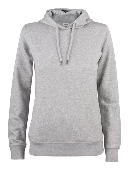 Clique Premium OC hoodie dames in grijs gemêleerd