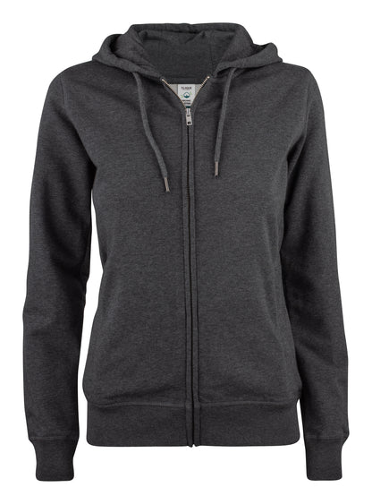 Clique Premium OC vest met capuchon dames in antraciet