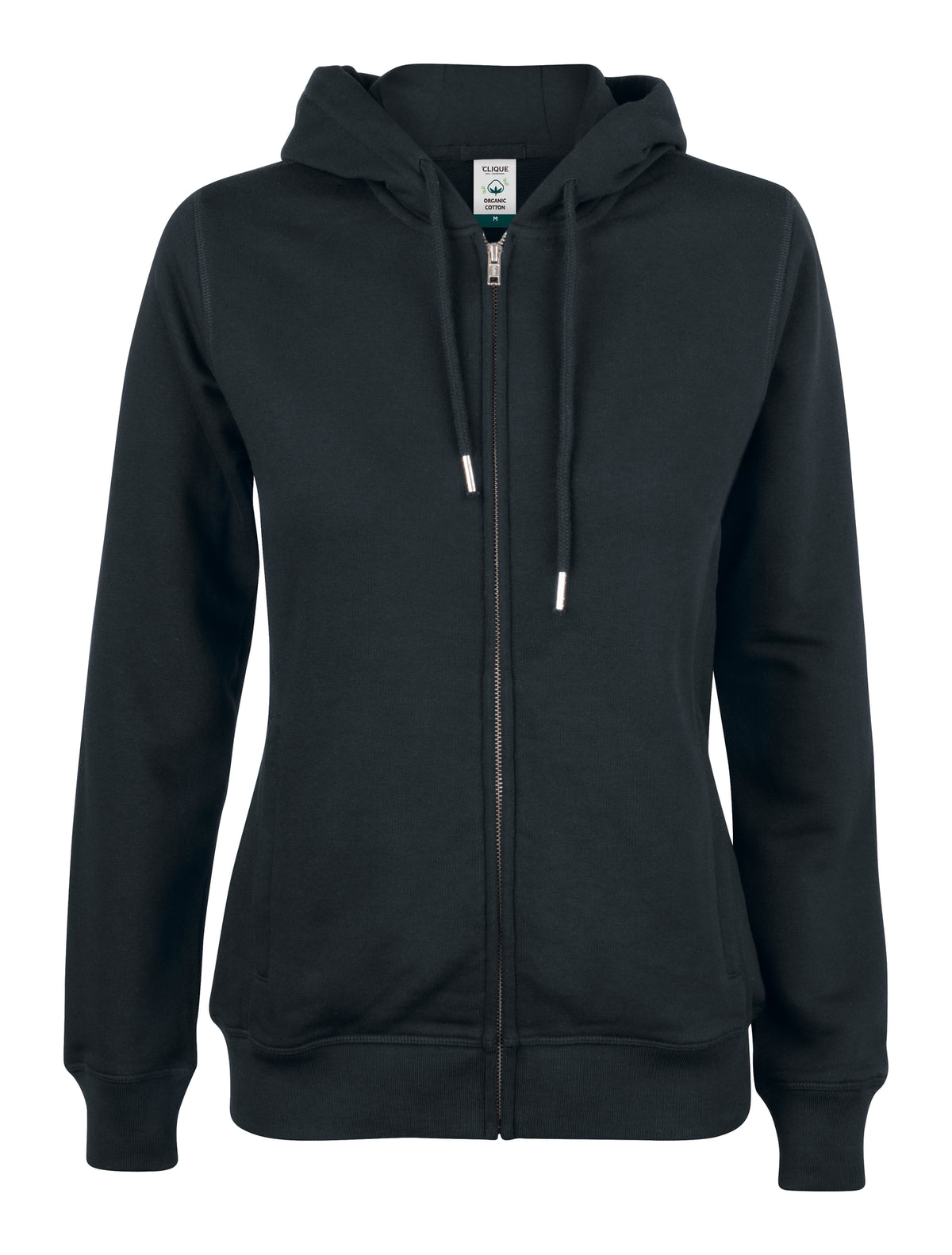 Clique Premium OC vest met capuchon dames in zwart