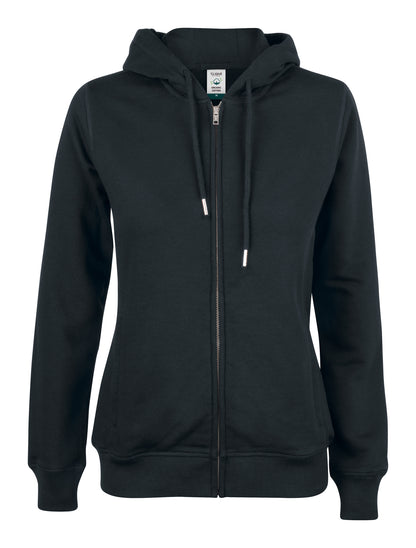 Clique Premium OC vest met capuchon dames in zwart