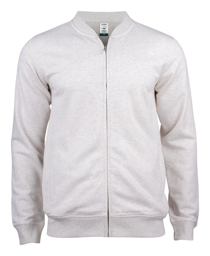 Clique Premium OC Cardigan vest heren in naturel gemêleerd