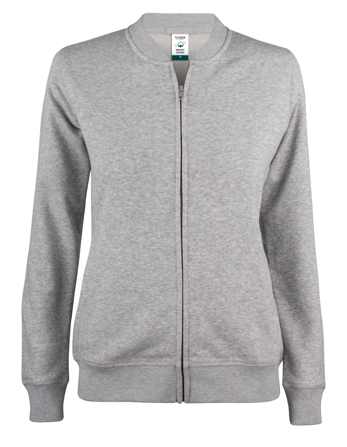 Clique Premium OC Cardigan vest dames in grijs gemêleerd