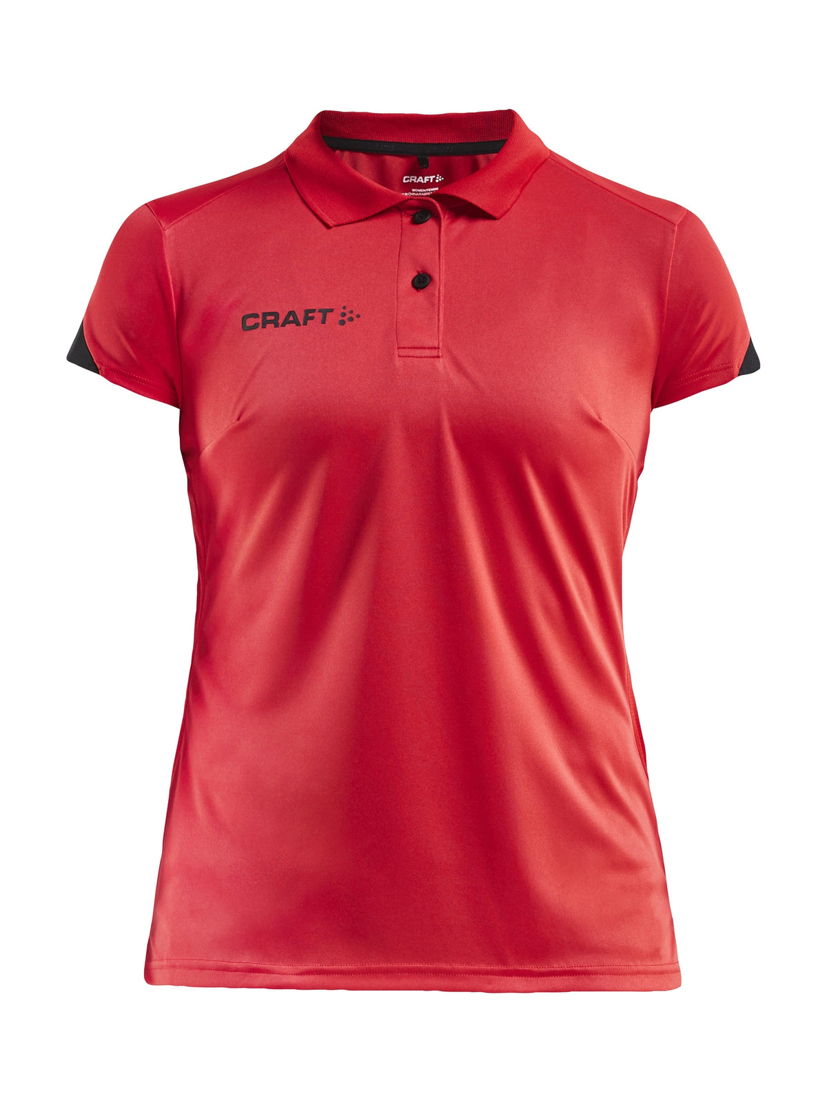 Craft PRO Control Impact polo dames in helderrood/zwart