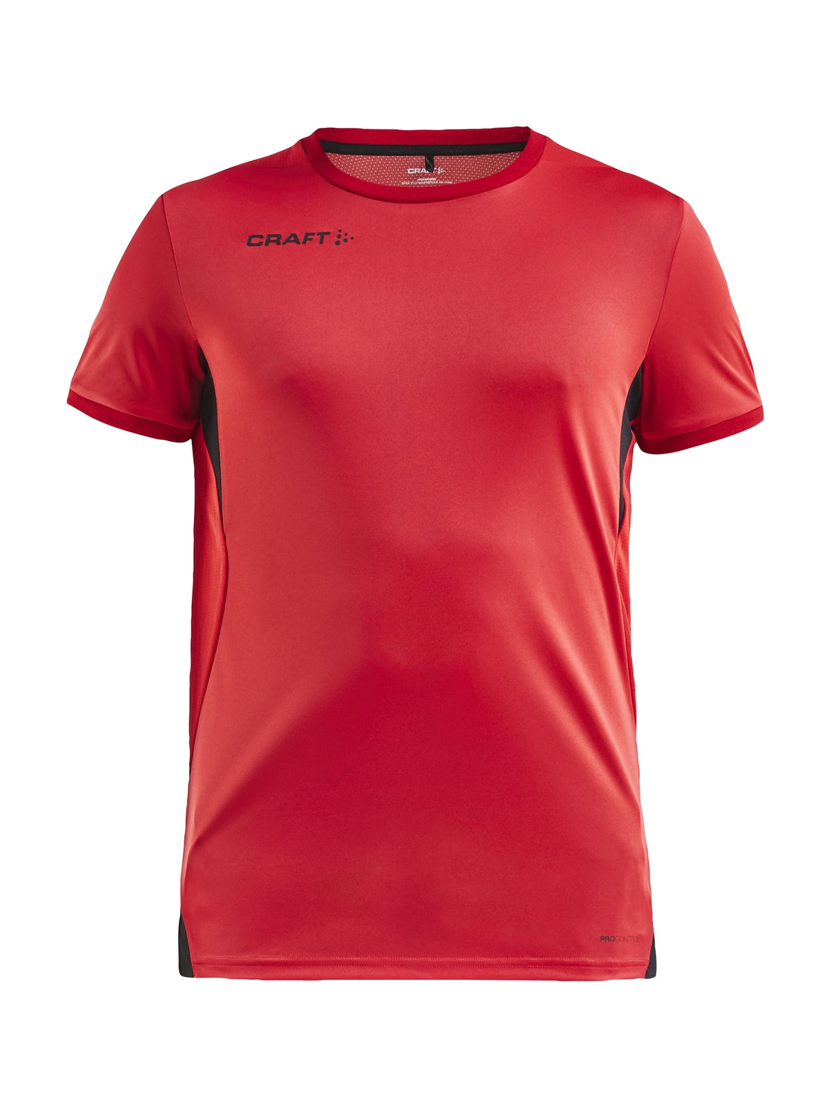 Craft PRO Control Impact T-shirt heren in helderrood/zwart