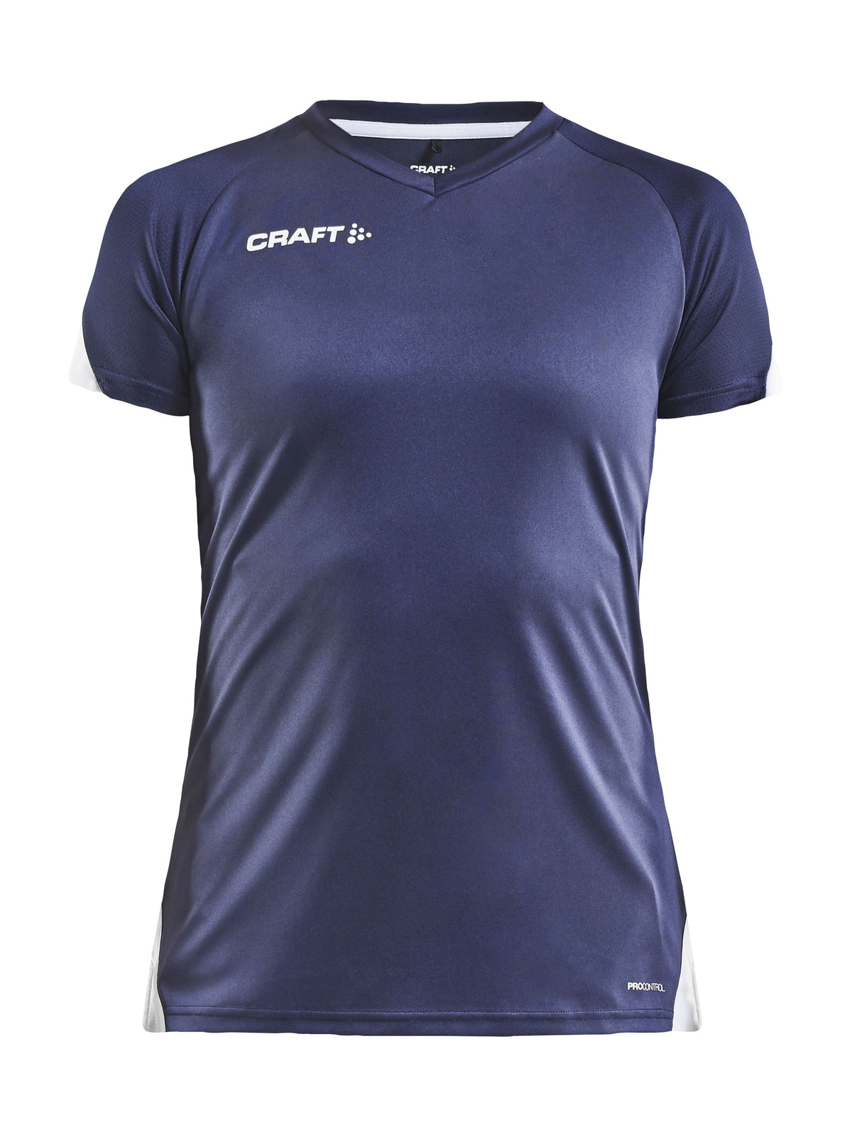 Craft PRO Control Impact T-shirt dames in marineblauw/wit