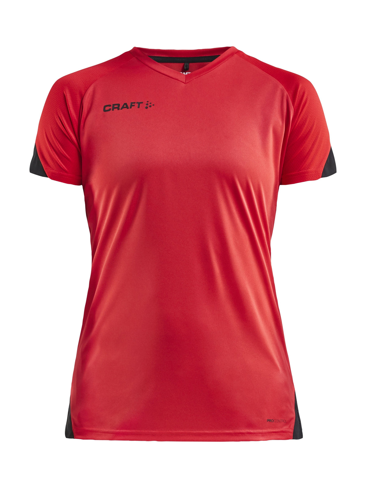 Craft PRO Control Impact T-shirt dames in helderrood/zwart