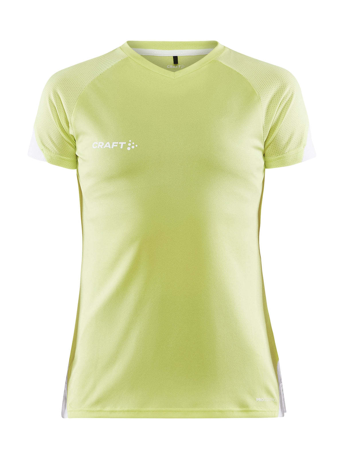 Craft PRO Control Impact T-shirt dames in giallo white