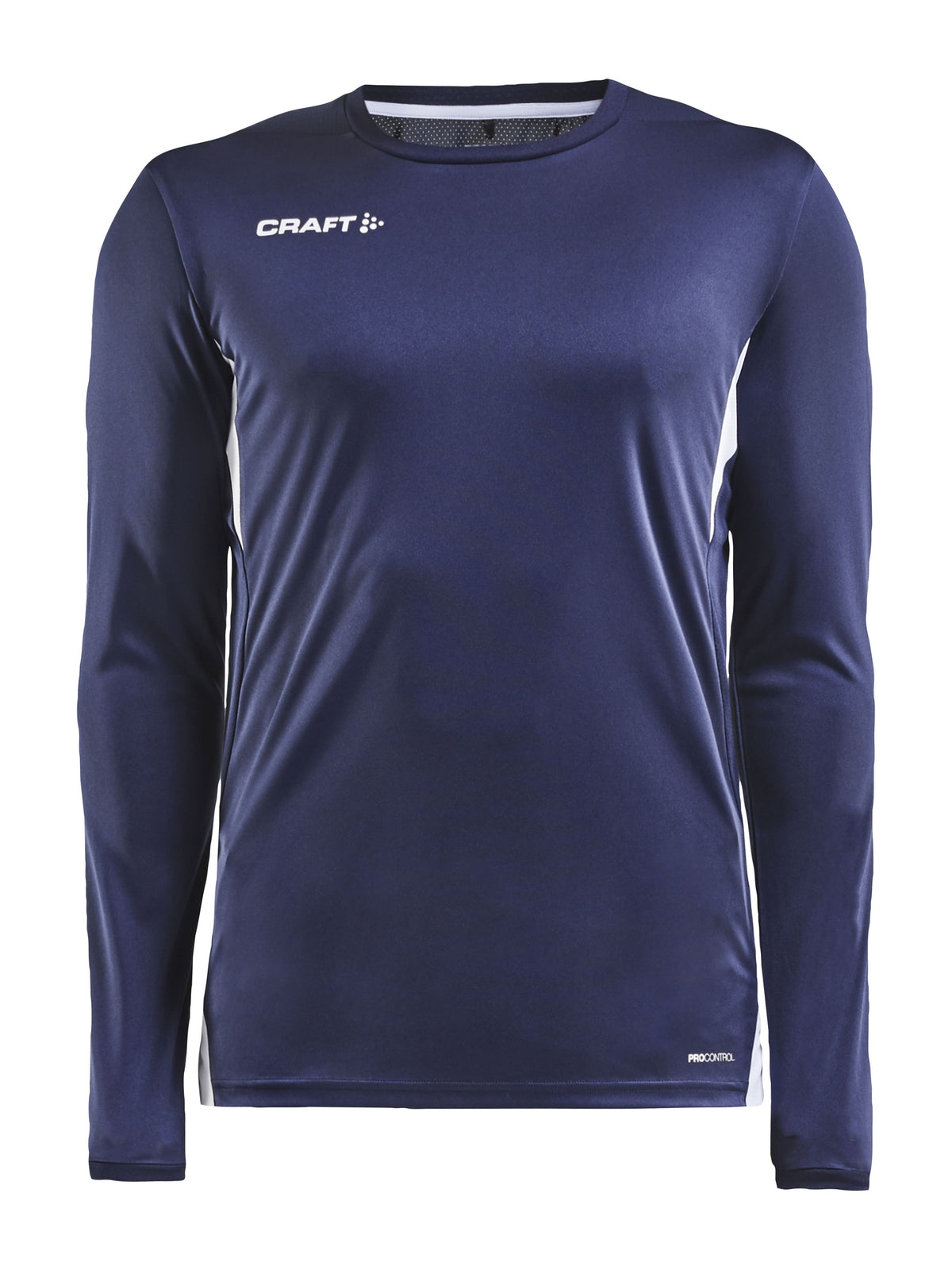 Craft PRO Control Impact T-shirt met lange mouw heren in marineblauw/wit