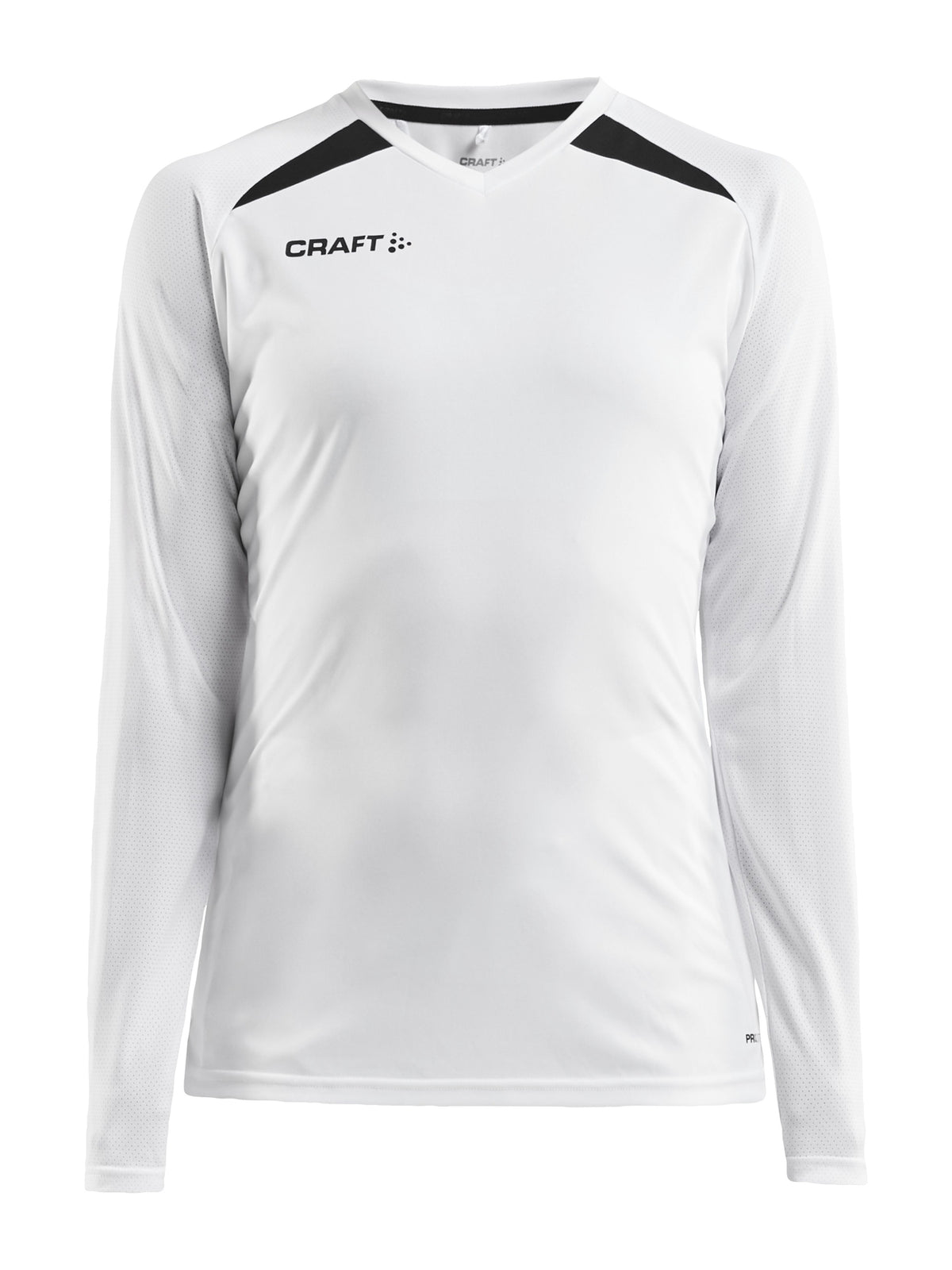 Craft PRO Control Impact T-shirt met lange mouw dames in wit/zwart