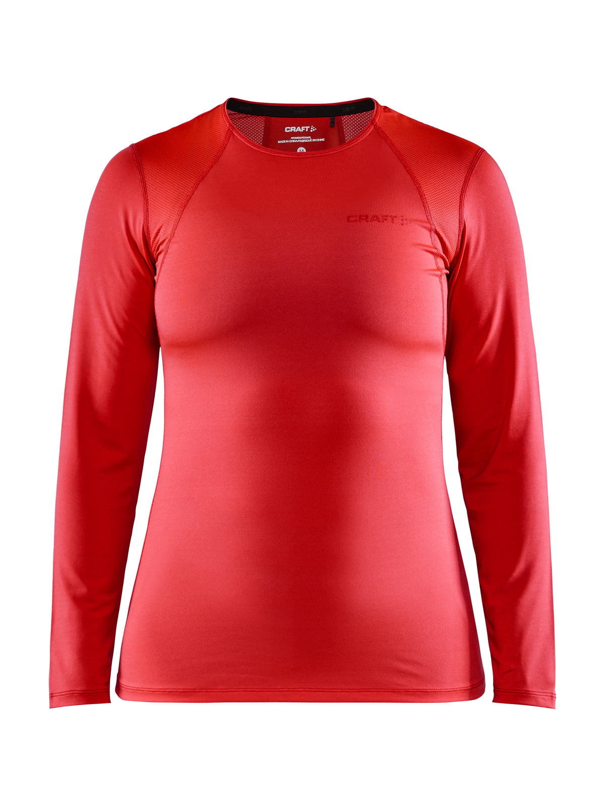 Craft ADV Essence T-shirt met lange mouw dames in helderrood