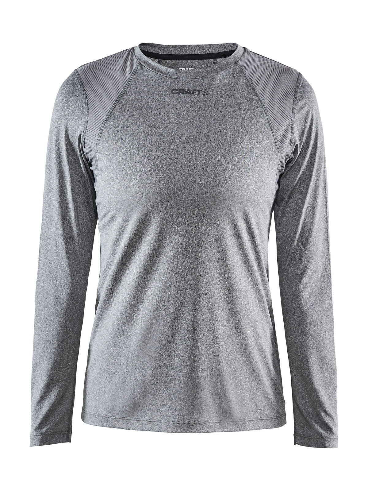 Craft ADV Essence T-shirt met lange mouw dames in donkergrijs gemêleerd