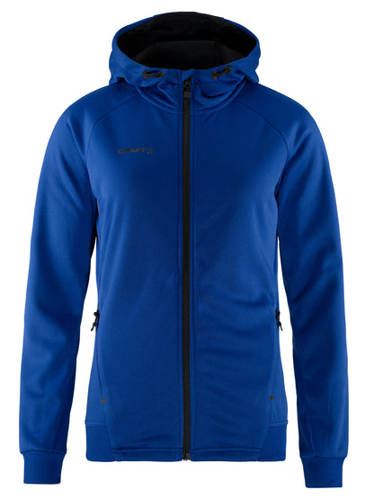 Craft ADV Unify vest met capuchon dames in kobaltblauw