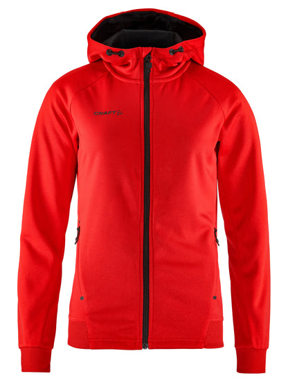 Craft ADV Unify vest met capuchon dames in helderrood