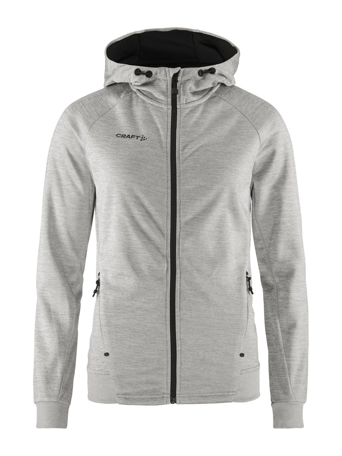 Craft ADV Unify vest met capuchon dames in grijs gemêleerd