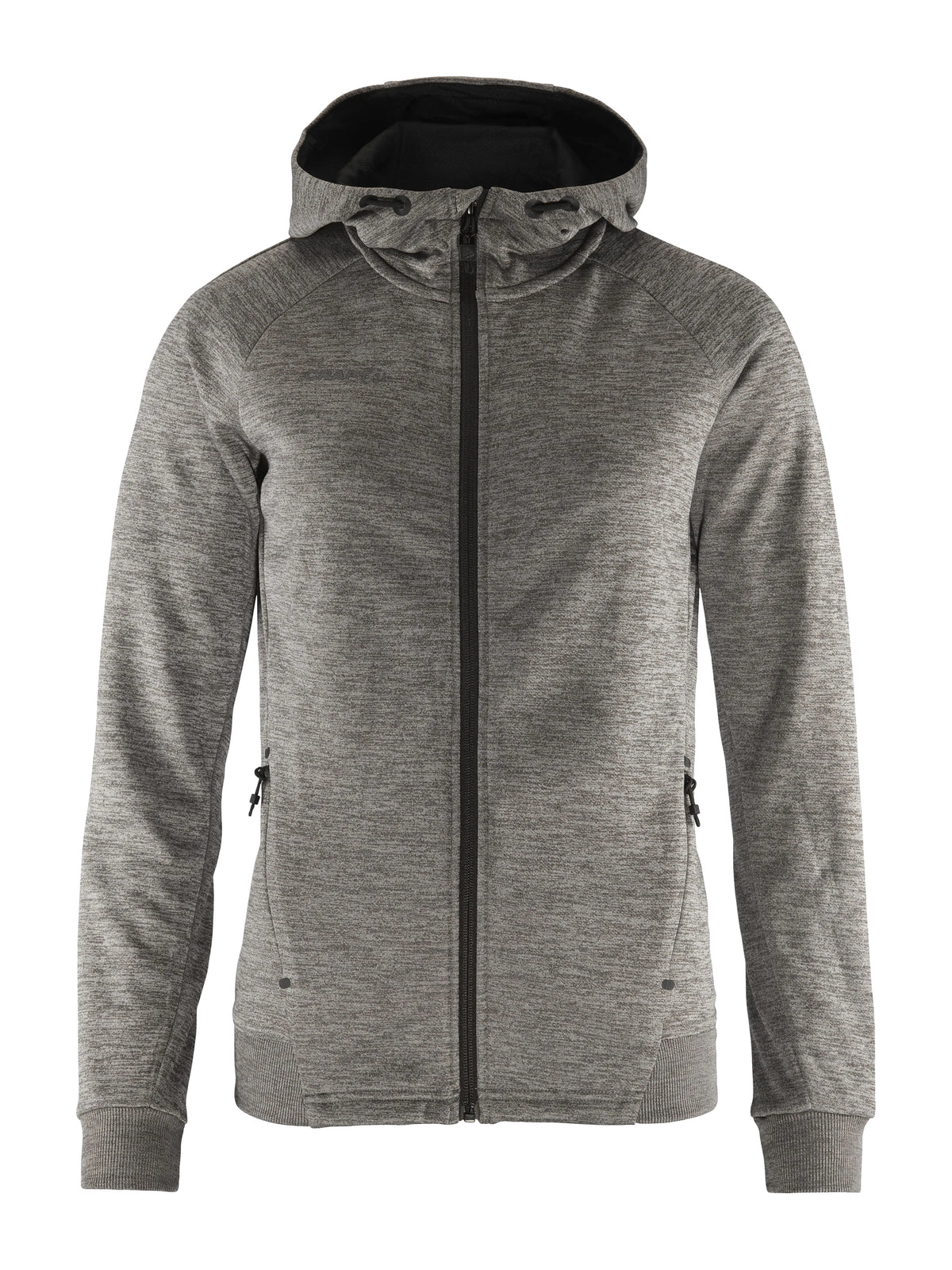 Craft ADV Unify vest met capuchon dames in donkergrijs gemêleerd