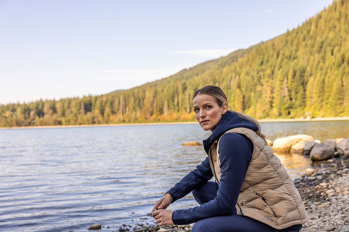 Cutter & Buck Pemberton vest met capuchon dames