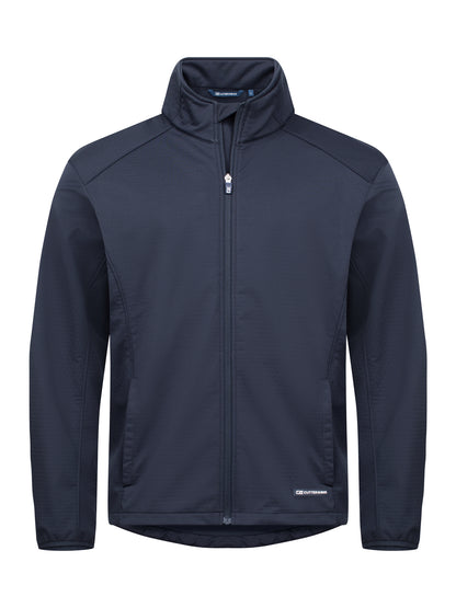Cutter & Buck Oak Harbor softshell jas heren in marineblauw
