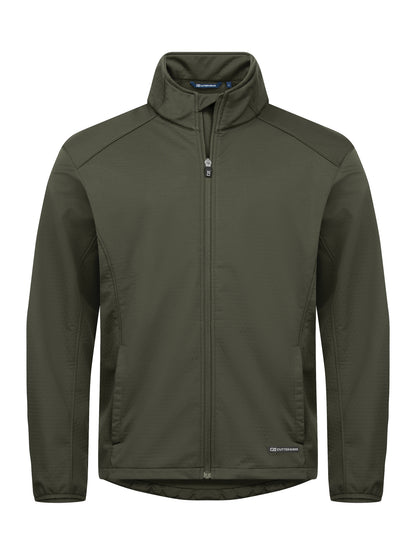 Cutter & Buck Oak Harbor softshell jas heren in ivy groen