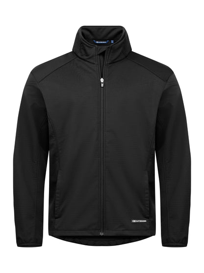 Cutter & Buck Oak Harbor softshell jas heren in zwart