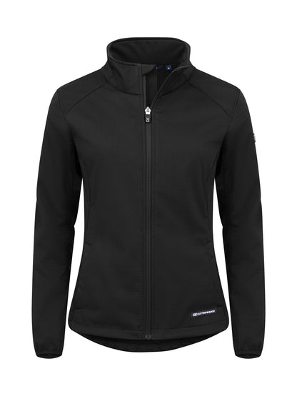 Cutter & Buck Oak Harbor softshell jas dames in zwart