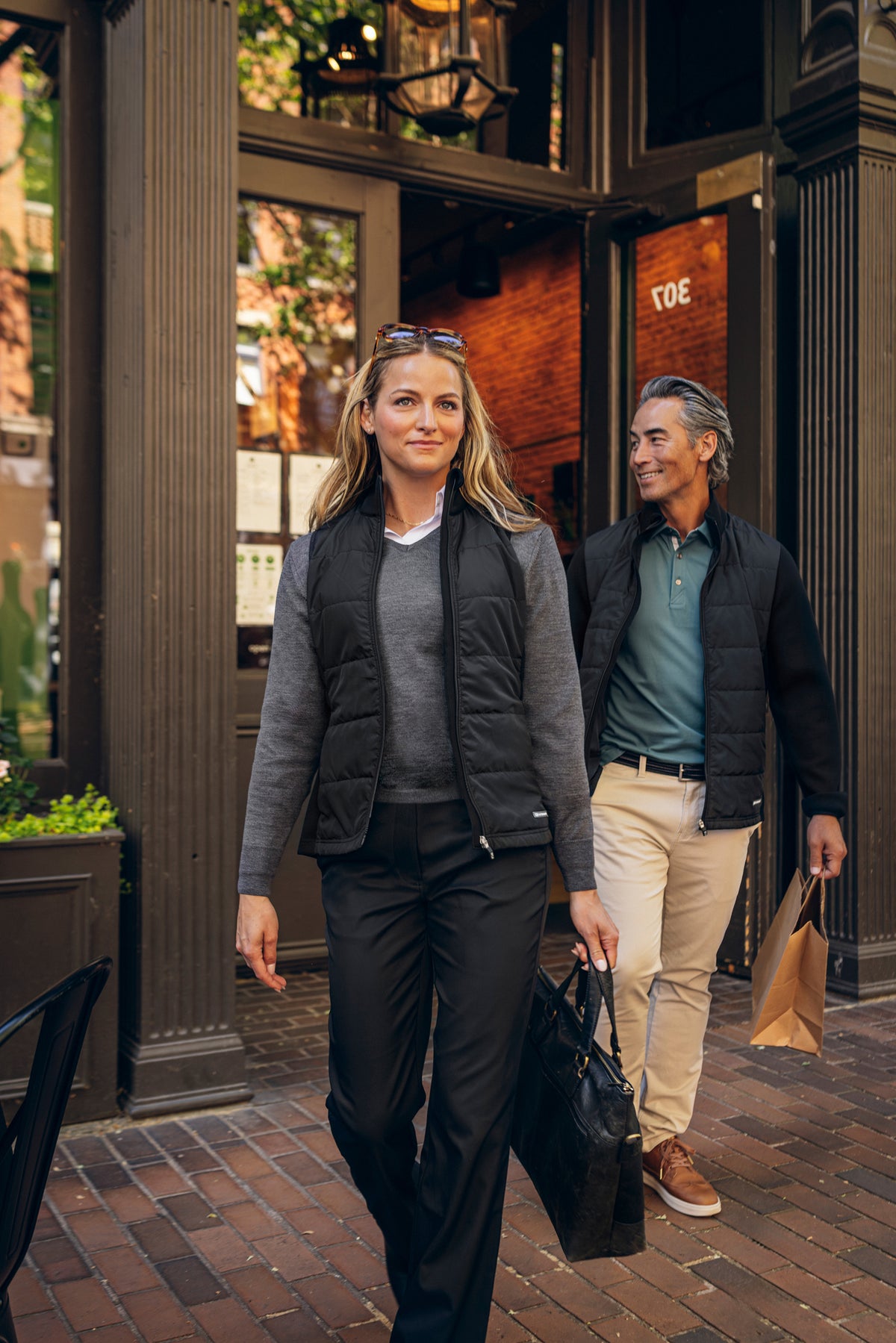 Cutter & Buck Pemberton Hybrid bodywarmer dames