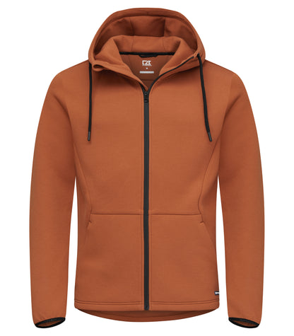 Cutter & Buck Pemberton vest met capuchon heren in roestoranje