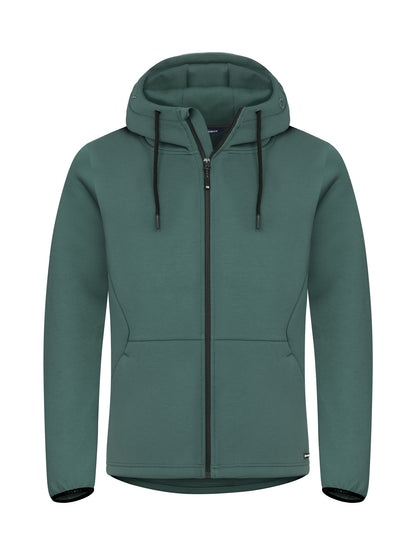 Cutter & Buck Pemberton vest met capuchon heren in dennengroen