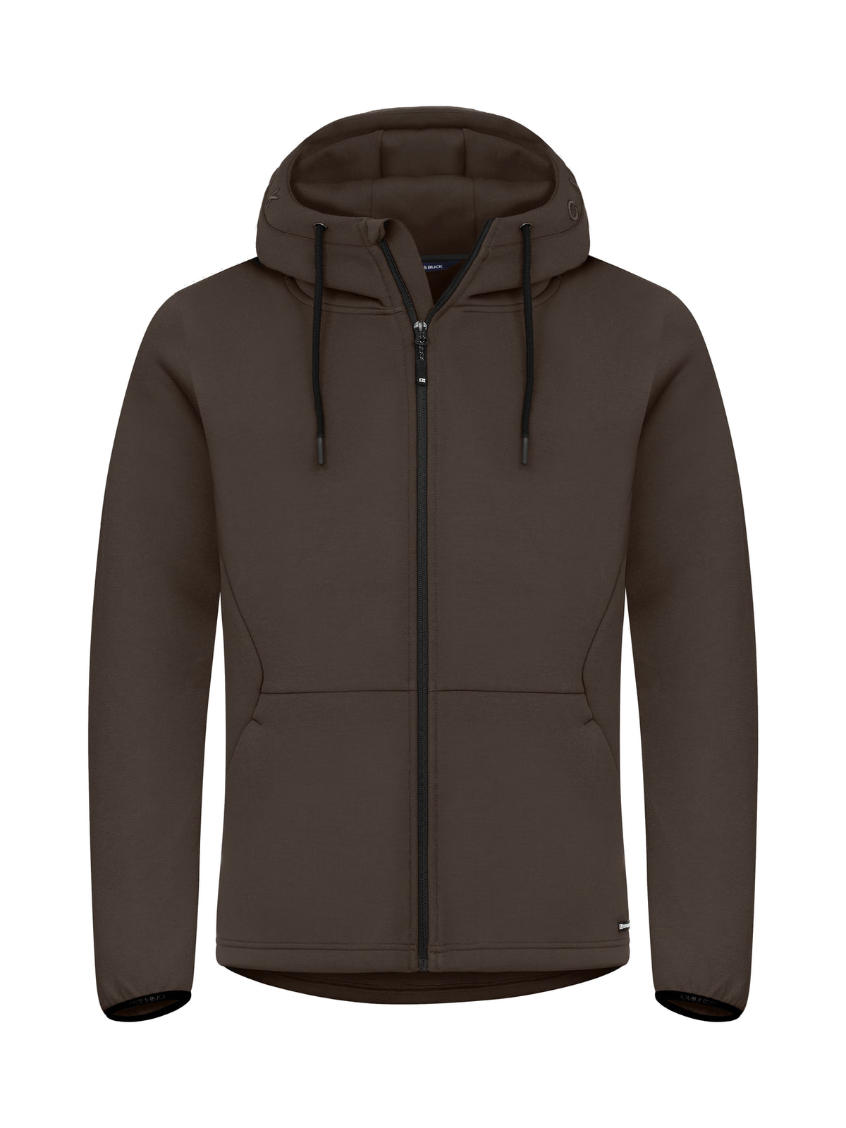 Cutter & Buck Pemberton vest met capuchon heren in donker mokka