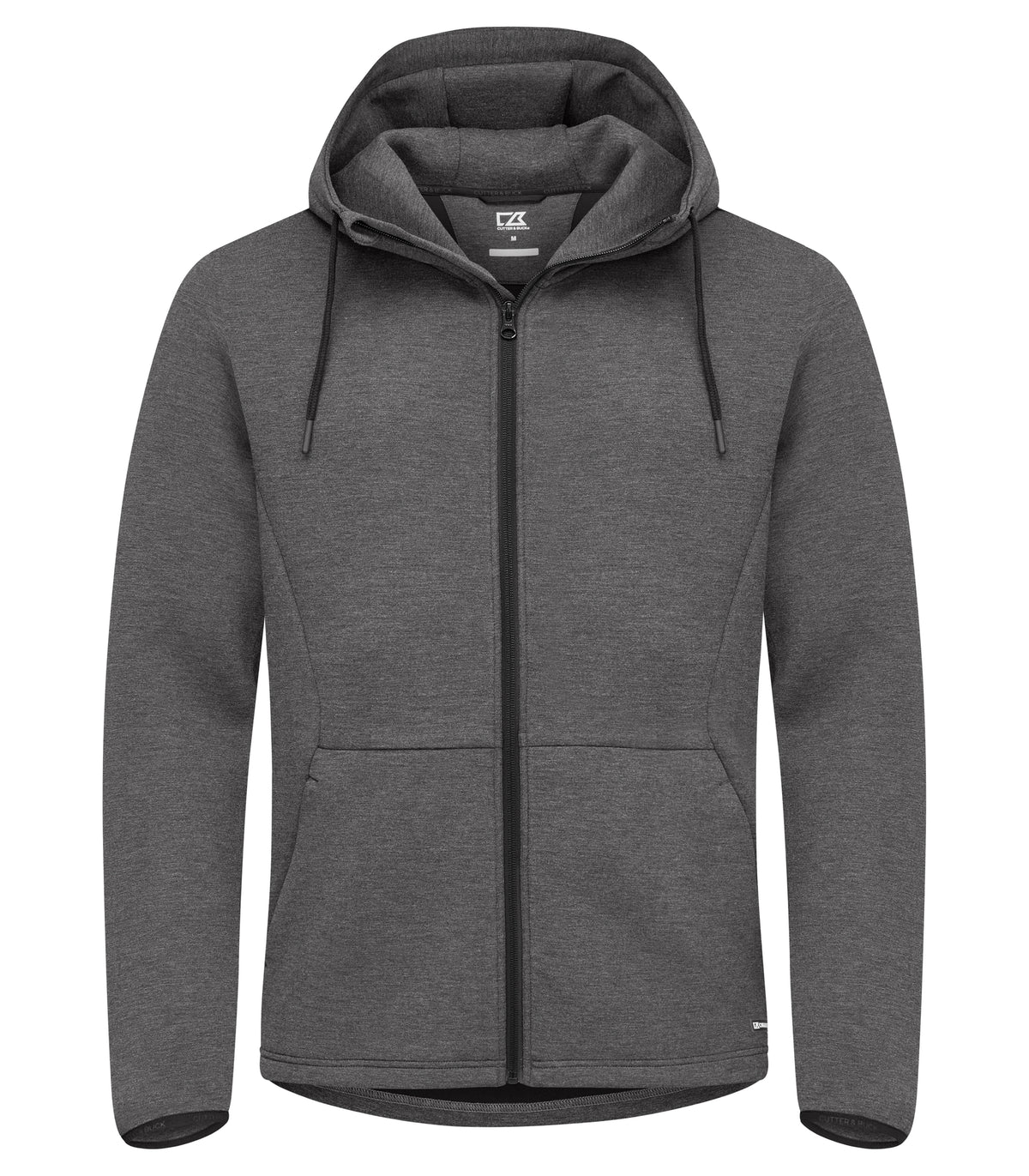 Cutter & Buck Pemberton vest met capuchon heren in antraciet gemêleerd