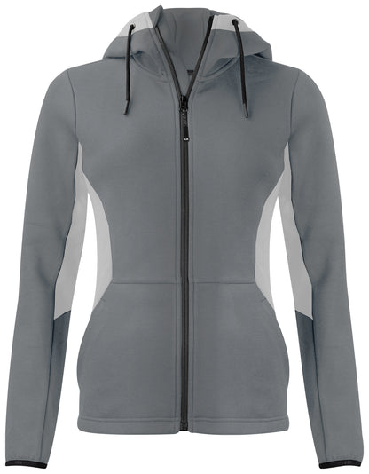 Cutter & Buck Pemberton vest met capuchon dames in pistol
