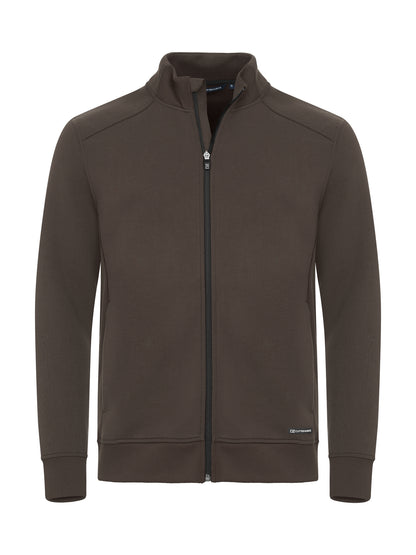 Cutter & Buck Pemberton Cardigan vest heren in donker mokka