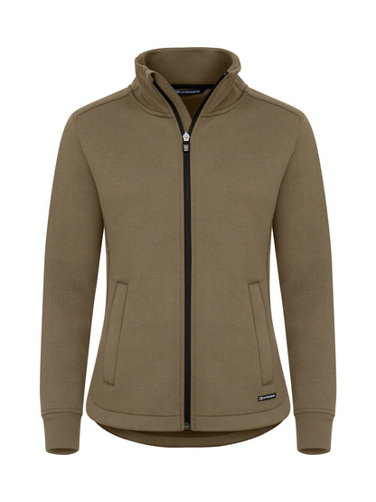 Cutter & Buck Pemberton Cardigan vest dames in khaki