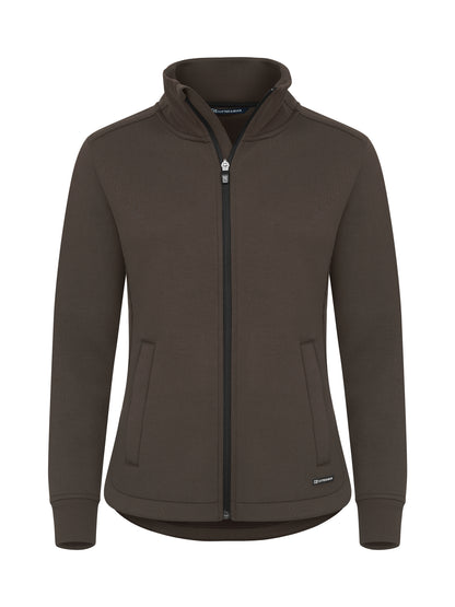 Cutter & Buck Pemberton Cardigan vest dames in donker mokka
