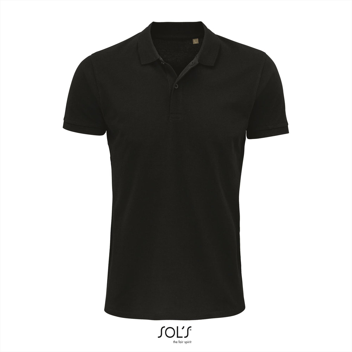 SOL'S Planet polo heren in zwart