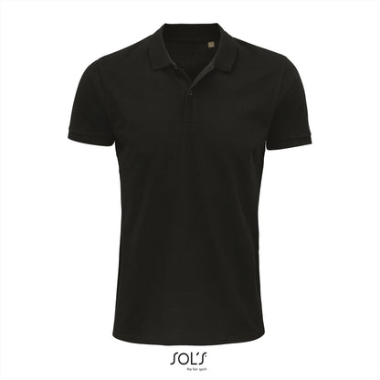 SOL'S Planet polo heren in zwart