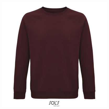 SOL'S Space sweater in burgundy