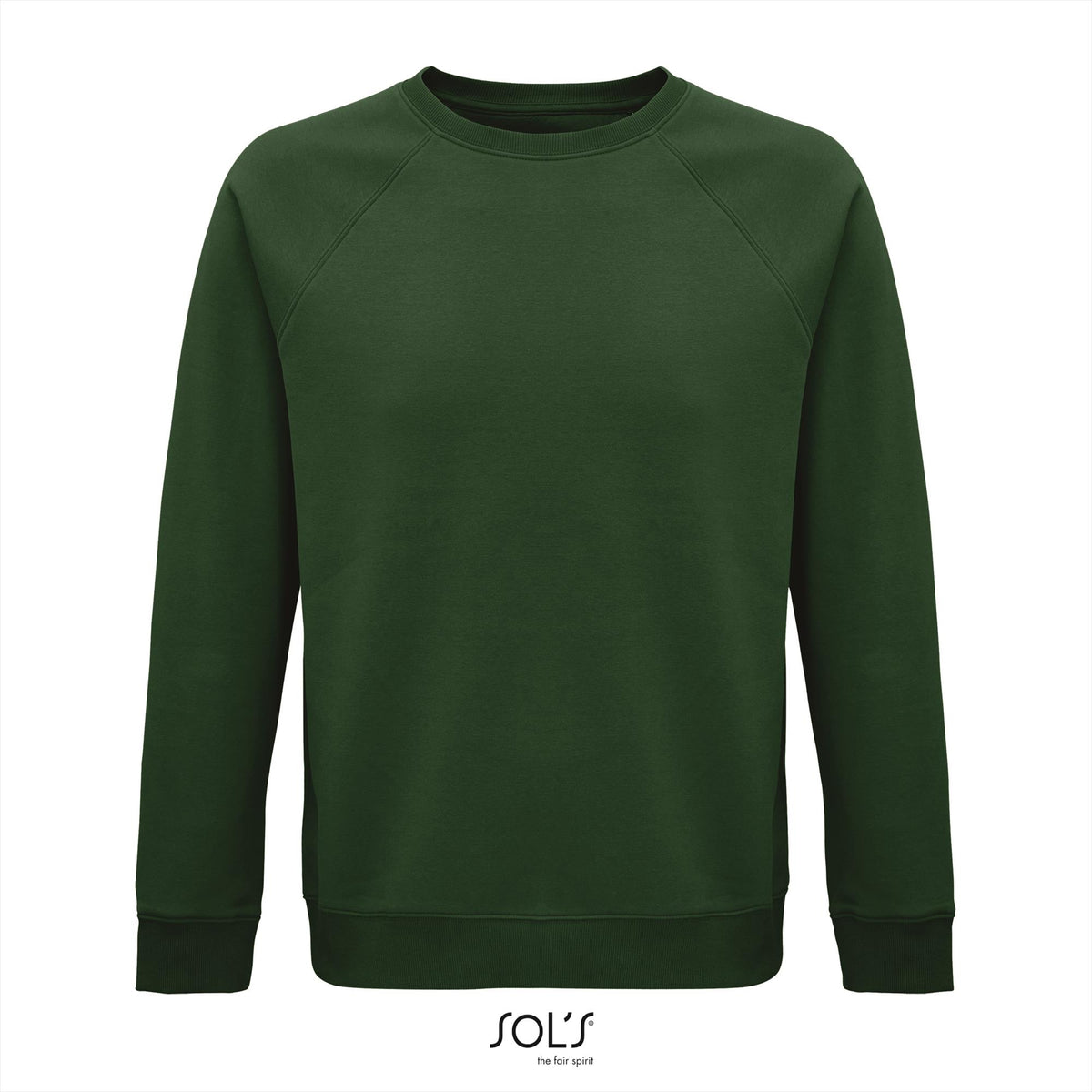 SOL'S Space sweater in flessengroen