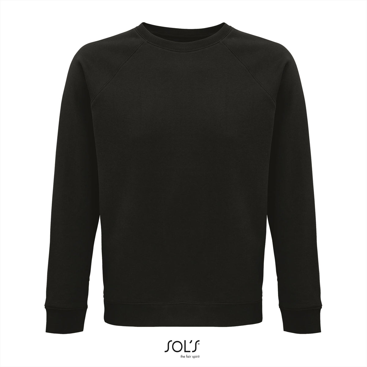 SOL'S Space sweater in zwart