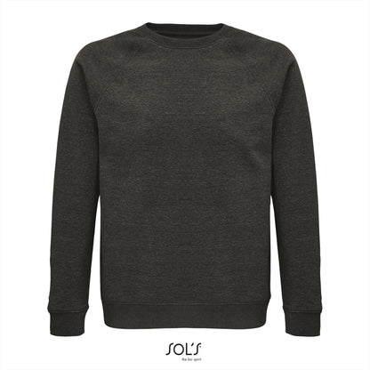 SOL'S Space sweater in antraciet gemêleerd