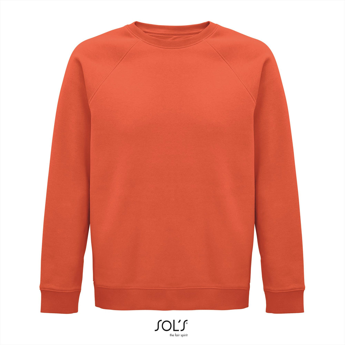 SOL'S Space sweater in gebrand oranje