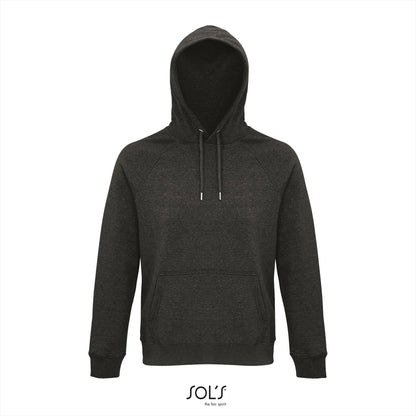 SOL'S Stellar hoodie in antraciet gemêleerd