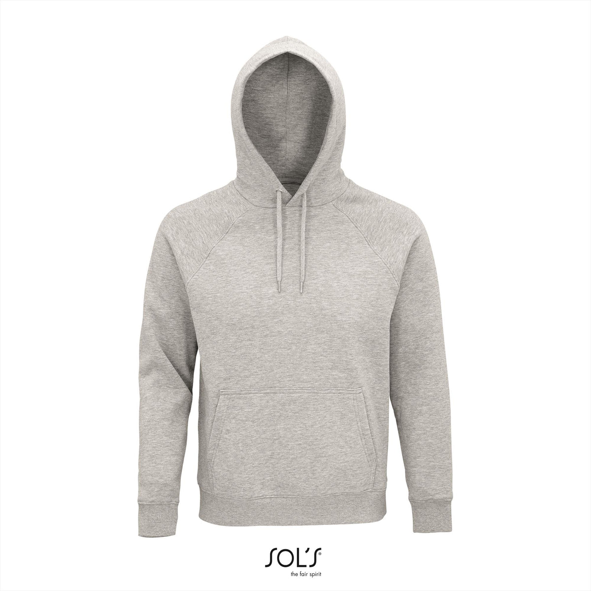 SOL'S Stellar hoodie in grijs gemêleerd