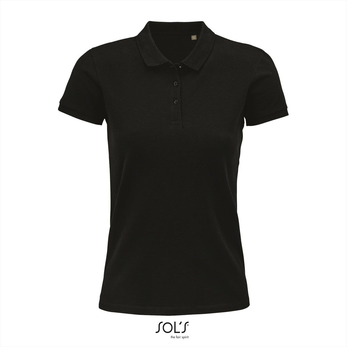 SOL'S Planet polo dames in zwart