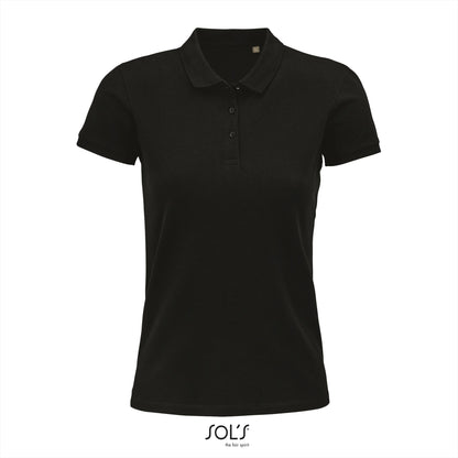SOL'S Planet polo dames in zwart